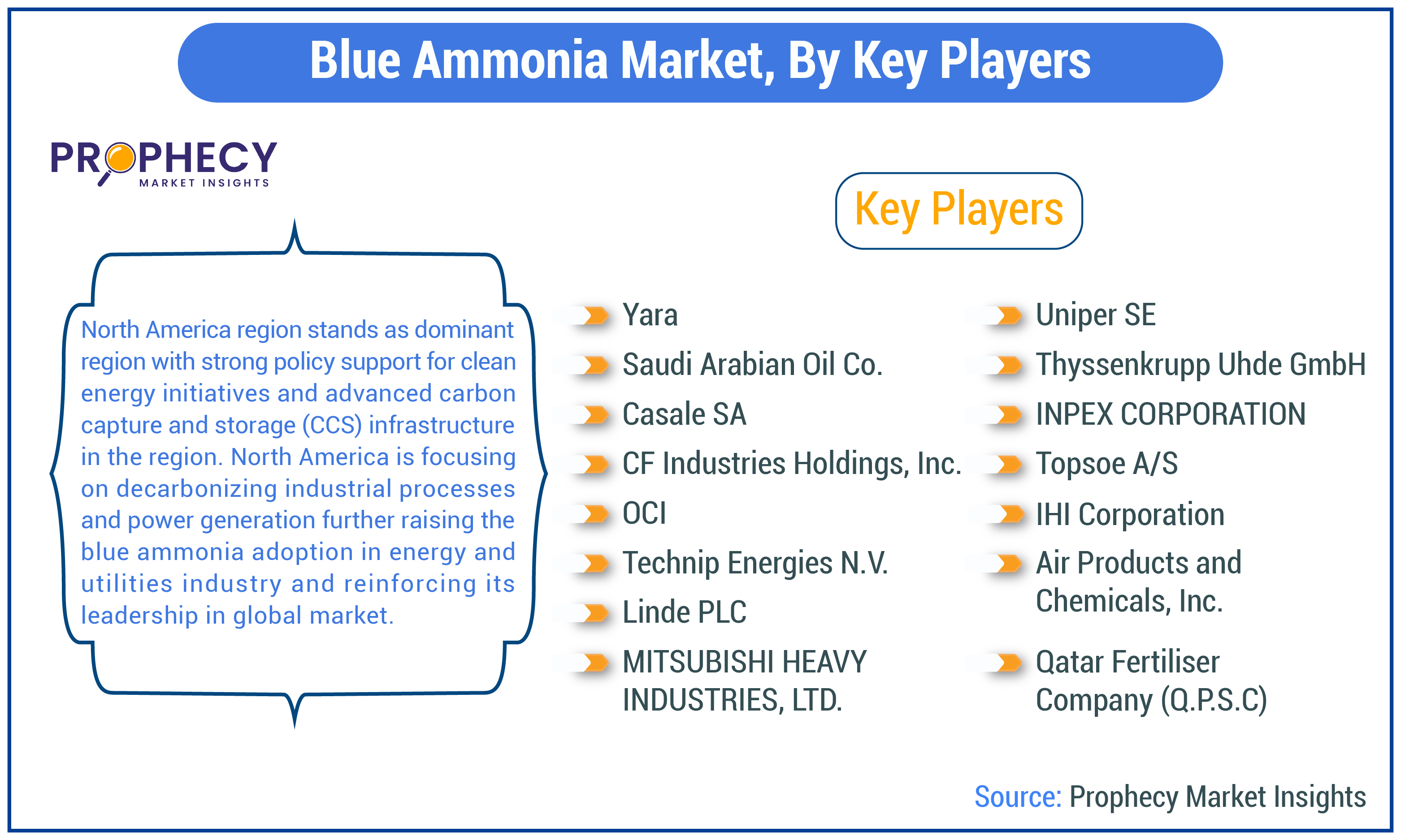 Blue Ammonia Market Share