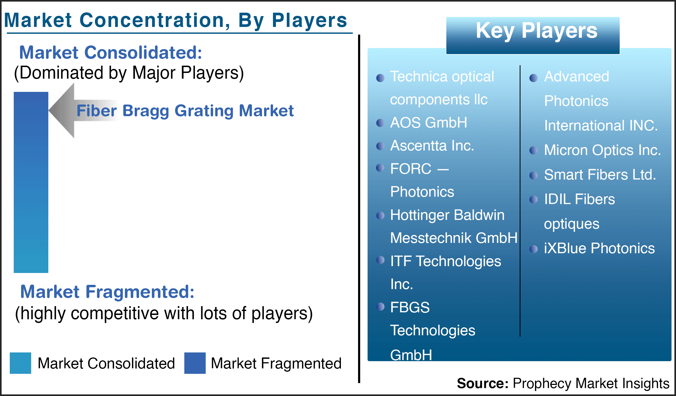 Fiber Bragg Grating Market Players Fiber Bragg Grating Market Players