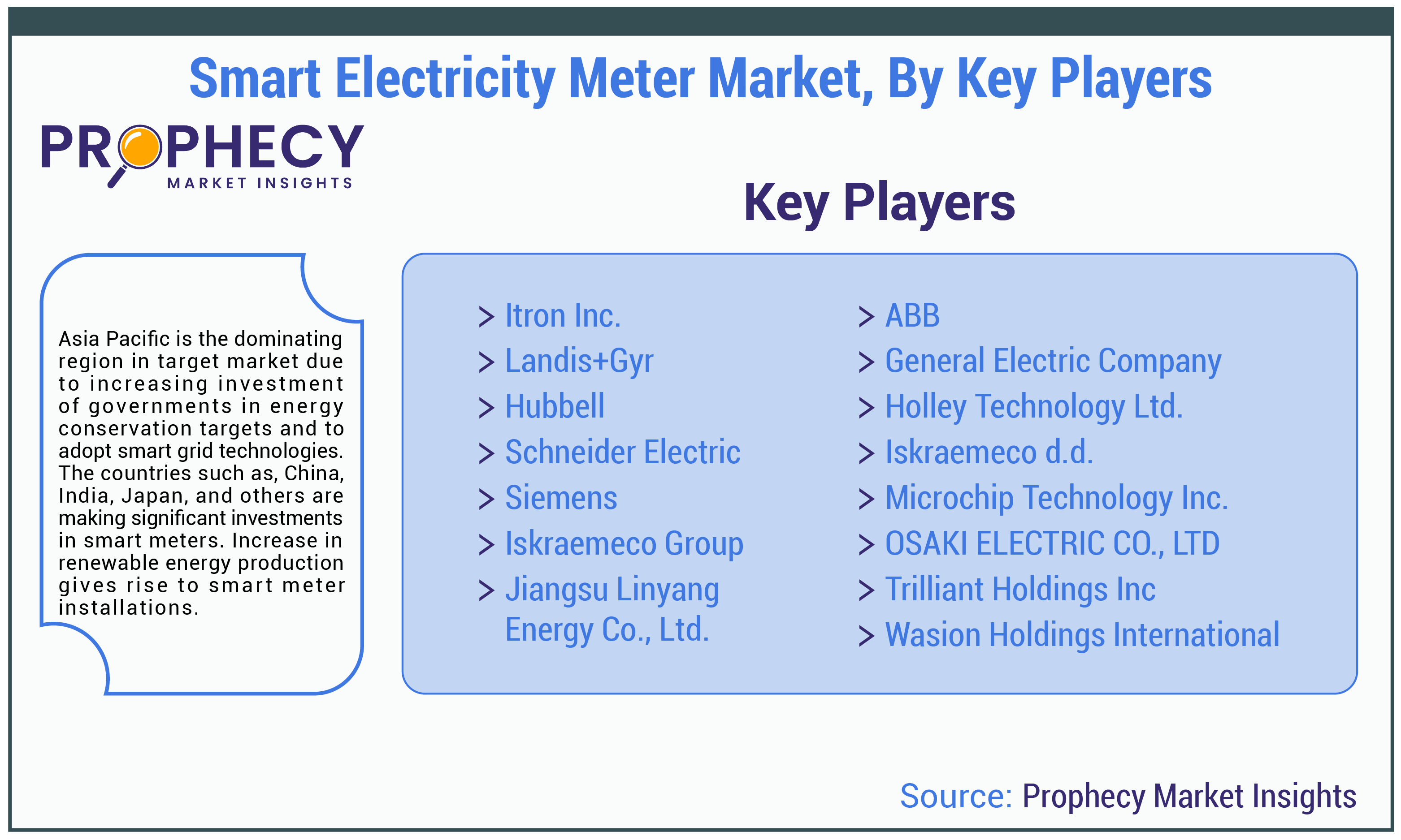 Smart Electricity Meter Market By Key Players Insights Forecast Period 2025-2035