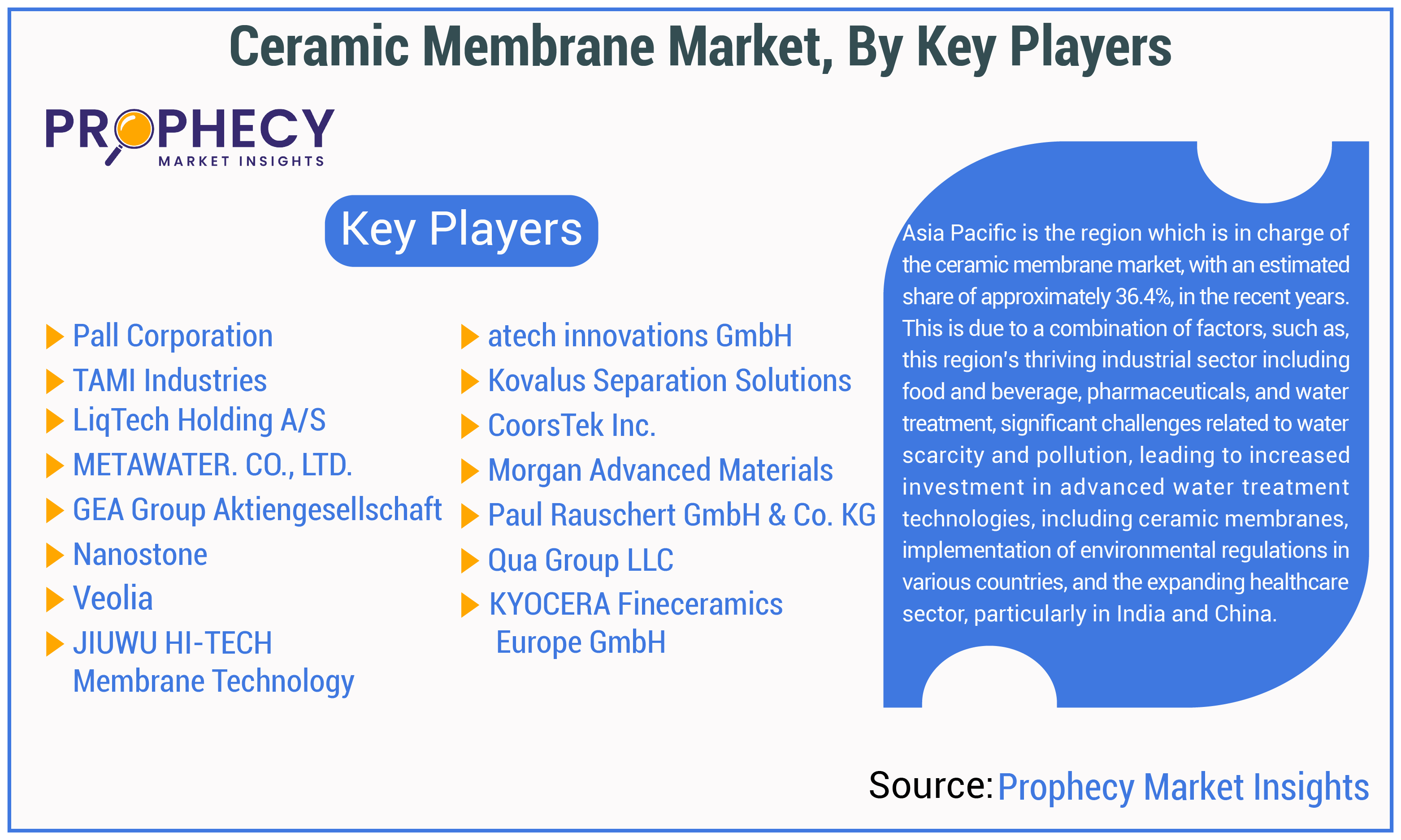 Ceramic Membrane Market Share Ceramic Membrane Market Share