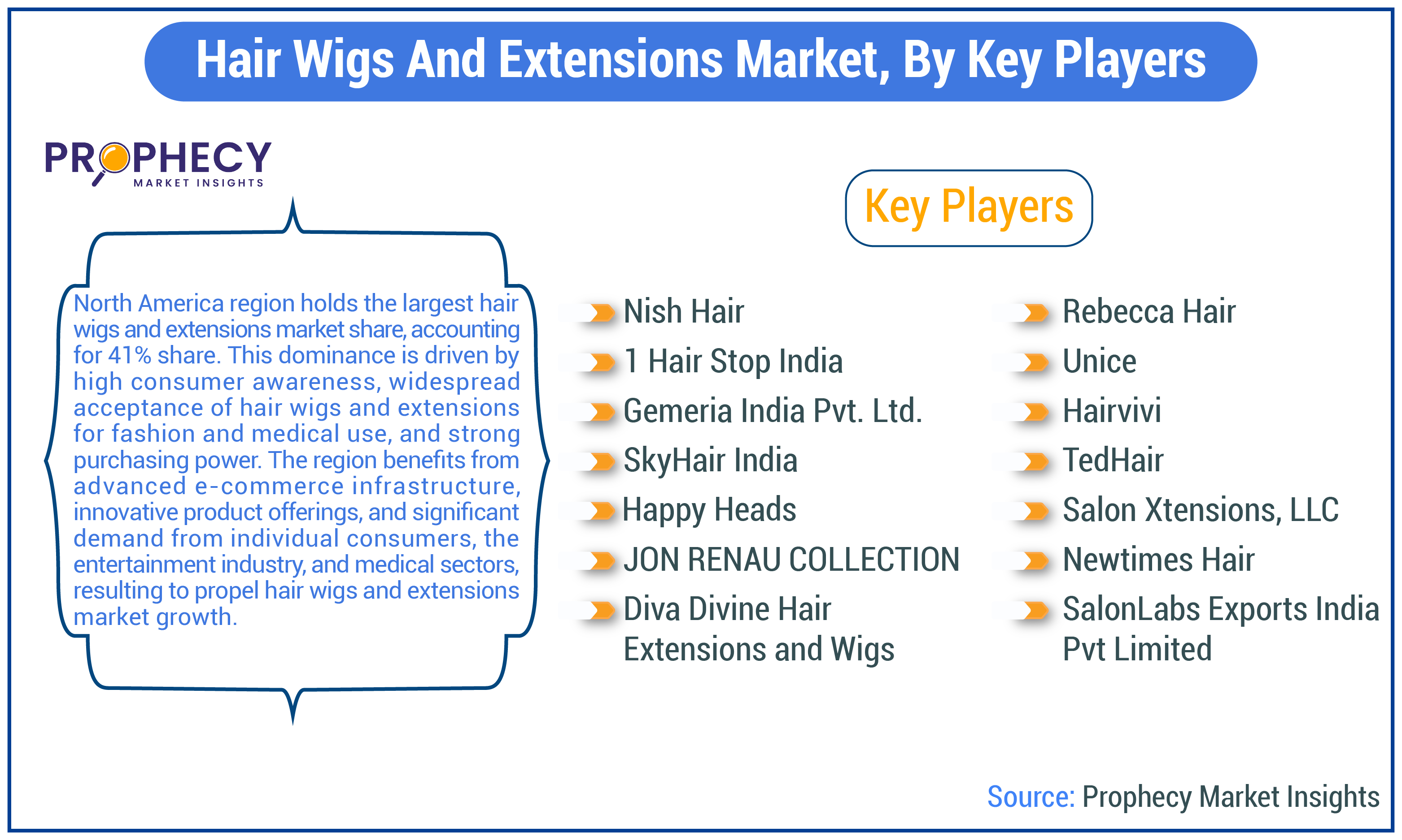 Hair Wigs and Extensions Market Share