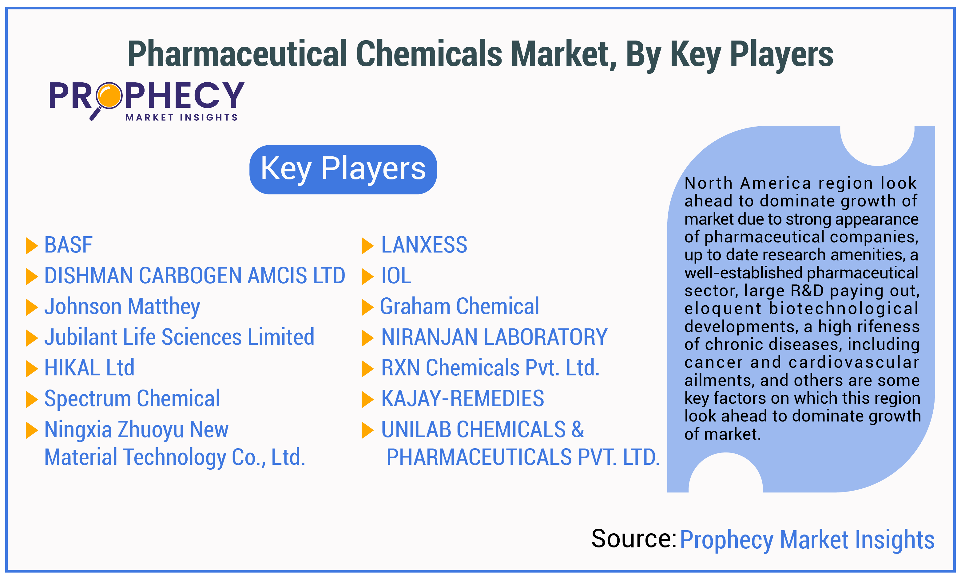 Pharmaceutical Chemicals Market By Key Players Pharmaceutical Chemicals Market By Key Players